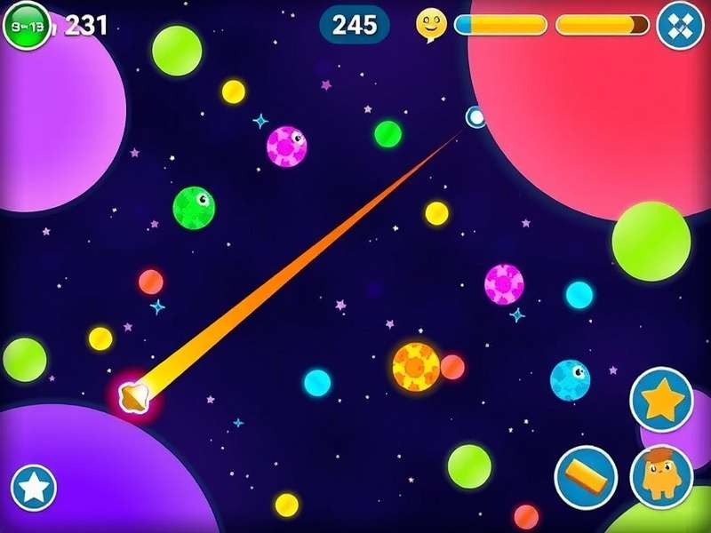 Jalebi Galaxy Frenzy Game Screenshot